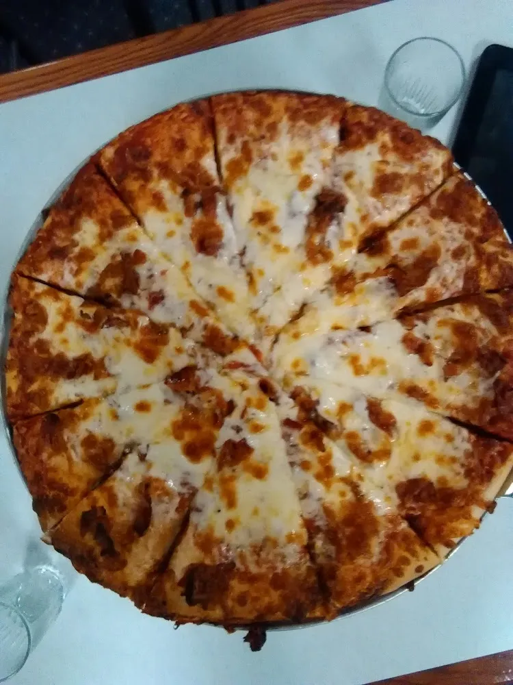 Cheese Pizza with Bacon